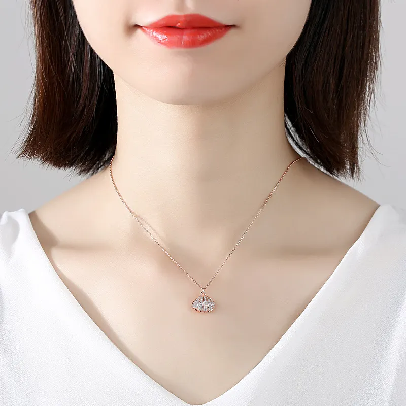 KING OF BLING 925 Silver, Pearl, Cubic Zirconia Necklaces Women's Year Of The Snake Good Luck-7