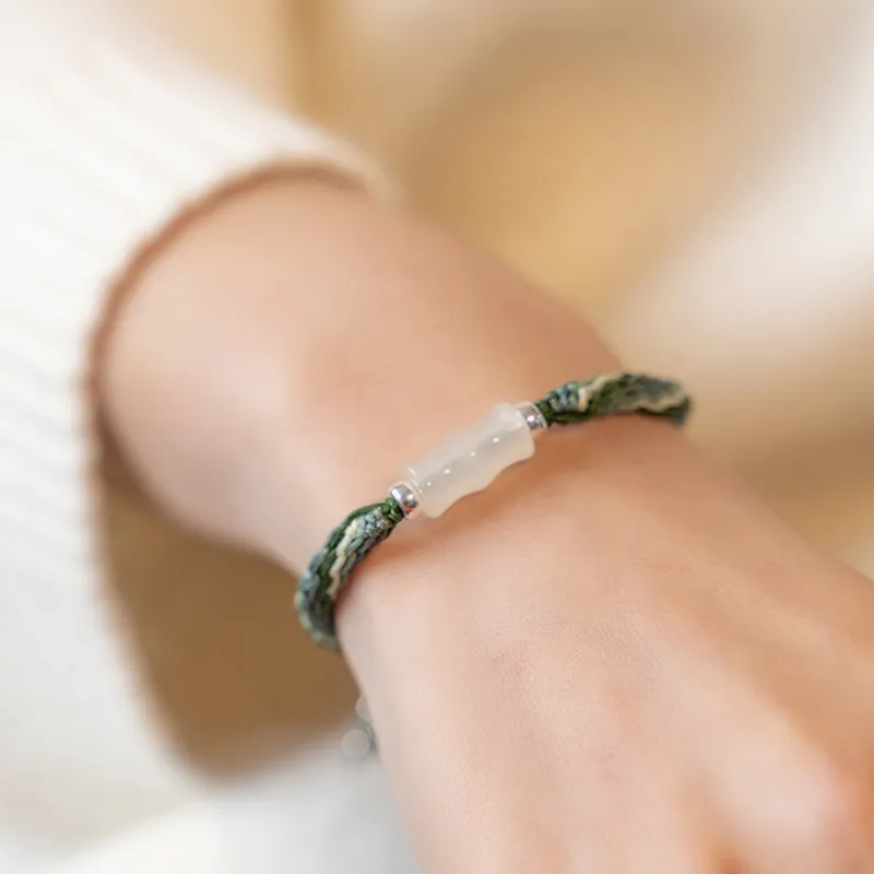 JOLLY SEASONS Chalcedony Jade Bracelets Unisex-2