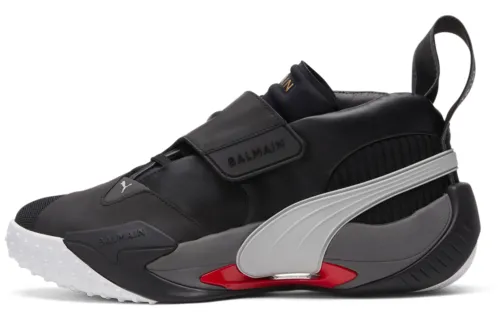 PUMA X Balmain Court Black High Risk Red