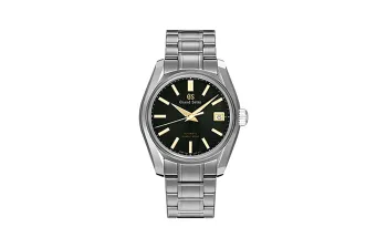 GRAND SEIKO Mechanical Movement Stainless Steel Strap Watch Men's Watches Green Dial