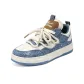 Beige Blue Graffiti