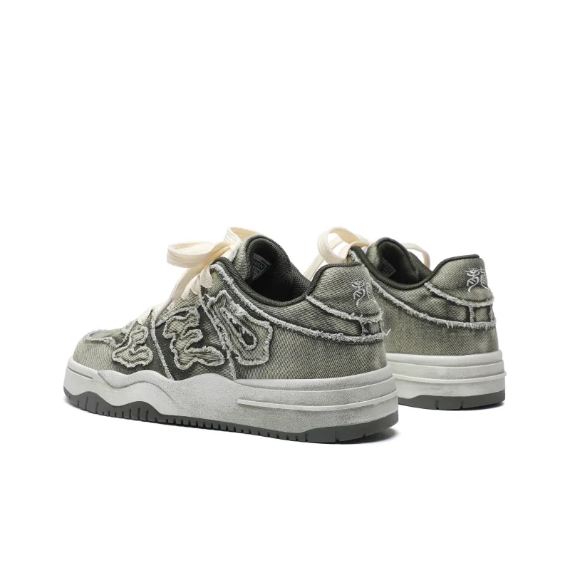 CEDAR HAN Canvas Shoes Unisex Low Top White-28