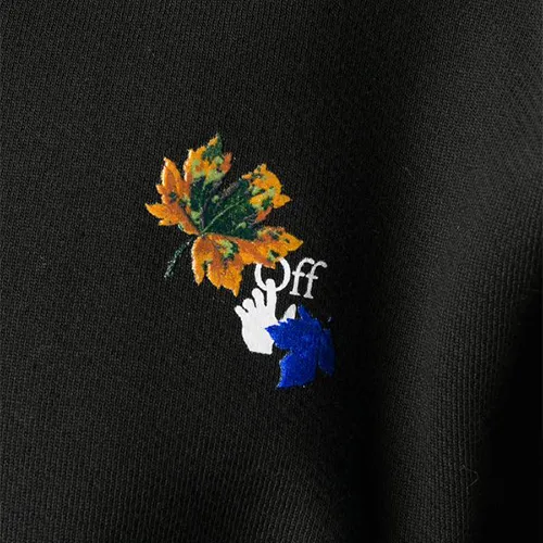 OFF WHITE Leaves Arrows Sweatshirt Black