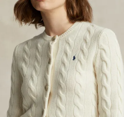 2024 Lauren Ralph Lauren knit cardigan