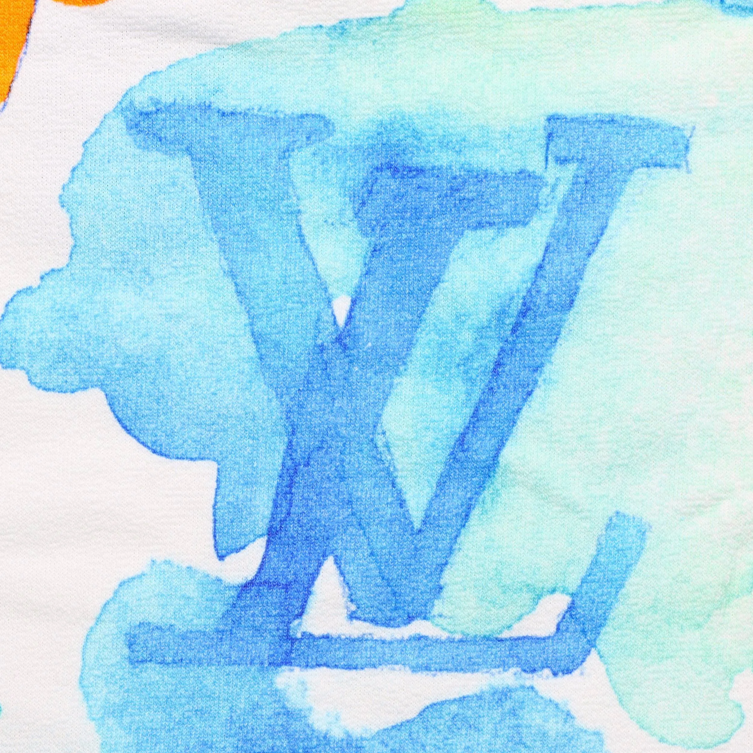 LOUIS VUITTON Watercolor Giant Monogram Sweatshirt