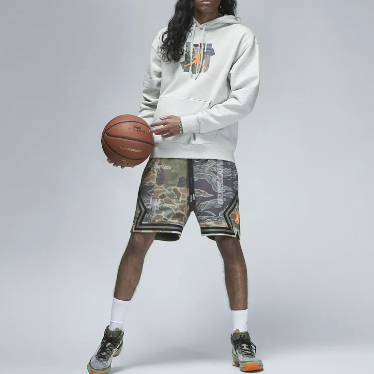 Undefeated X Jordan UNDEFEATED Sweatshirts Men Heather Gray