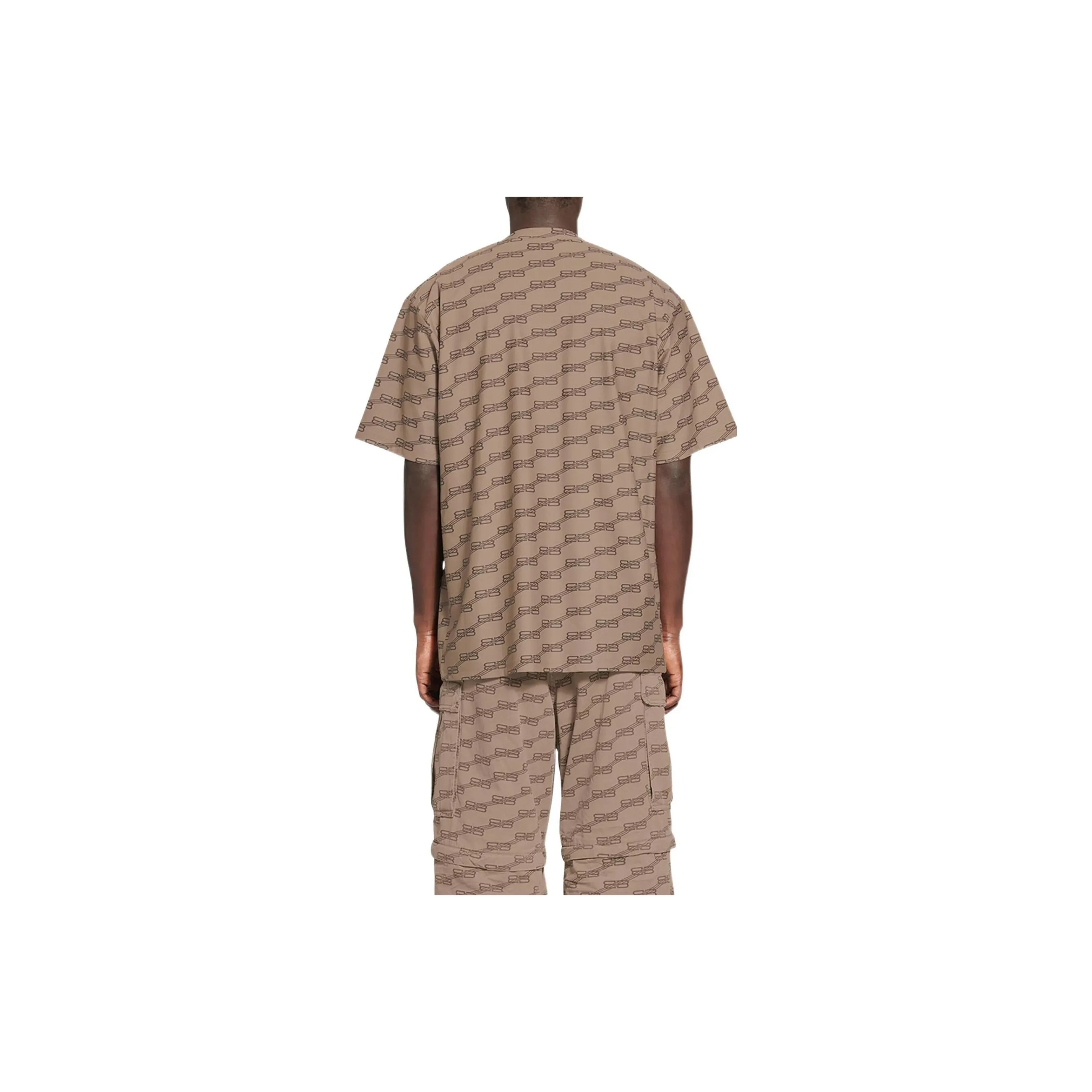 Balenciaga T-Shirts Men Brown