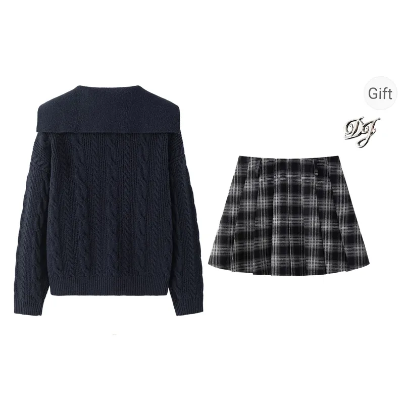 Tokyo Season Two Piece Skirt Sets Women's-1