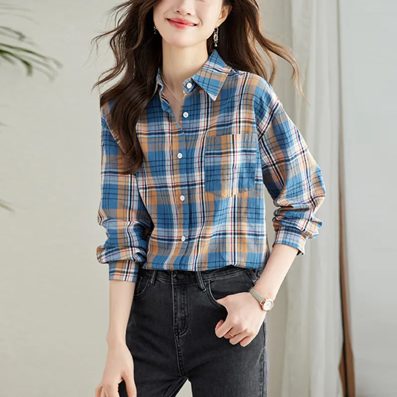 La Chapelle Shirt Women's Plaid-2