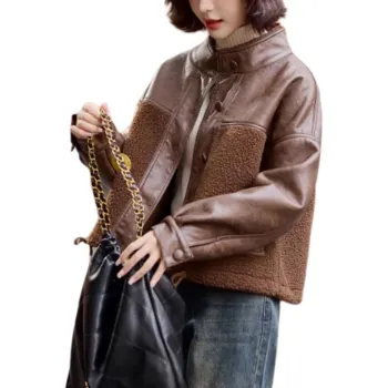 Yi Mengyuan Leather Jacket Women's