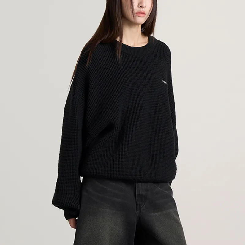OCCUPY Basic Logo Series Sweater Unisex Black-2