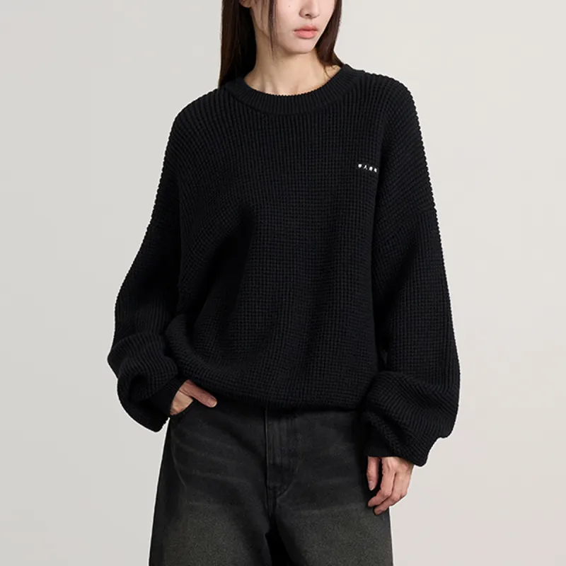OCCUPY Basic Logo Series Sweater Unisex Black-3