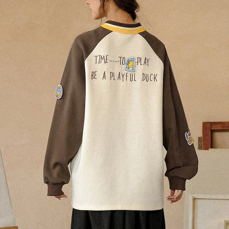B.Duck Sweatshirts Women's Multicolor-5