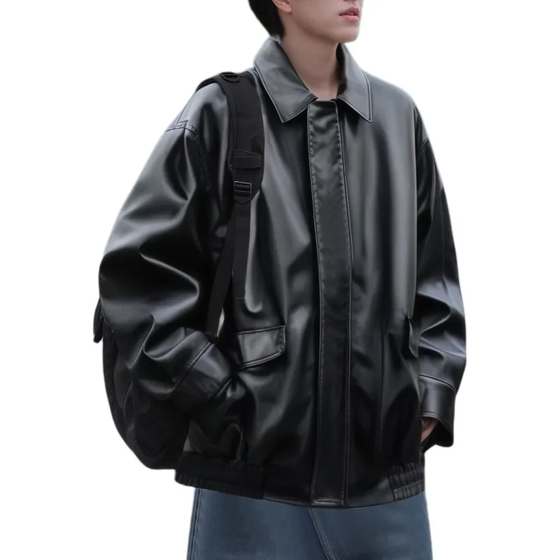 JUNGLE PANDA Leather Jacket Unisex-4