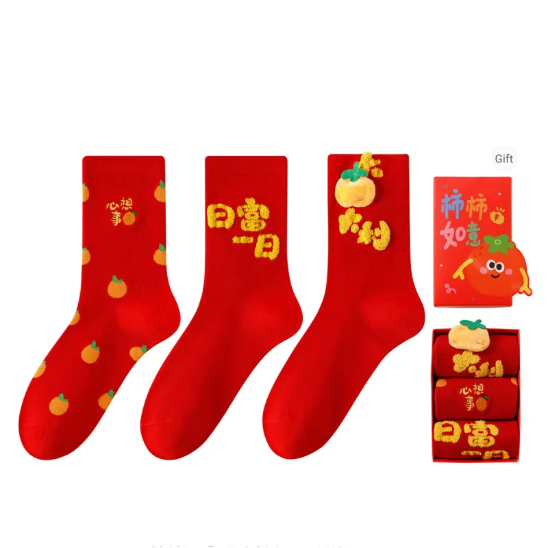 Caramella Mid Calf Socks Women's 3 Pack-3