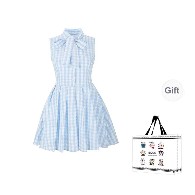 BDGU Sleeveless Dress Women's Sky Blue-0