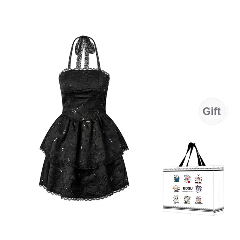 BDGU Slip Dresses Women's Black-0