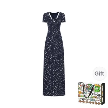 HAPG Short Sleeved Dress Women's Navy Blue