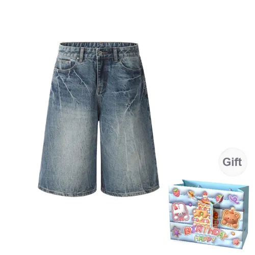 QUIET ANGEL Denim Shorts Women's Blue