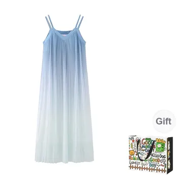 HAPG Slip Dresses Women's Blue