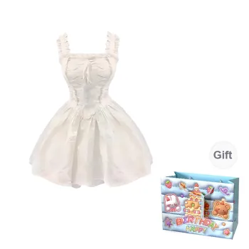 QUIET ANGEL Sleeveless Dress Women's White