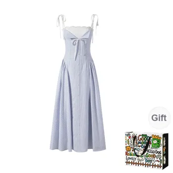 HAPG Slip Dresses Women's Blue