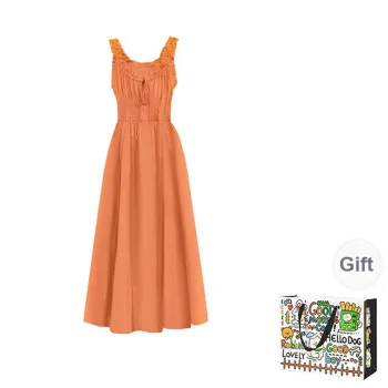 HAPG Slip Dresses Women's Orange