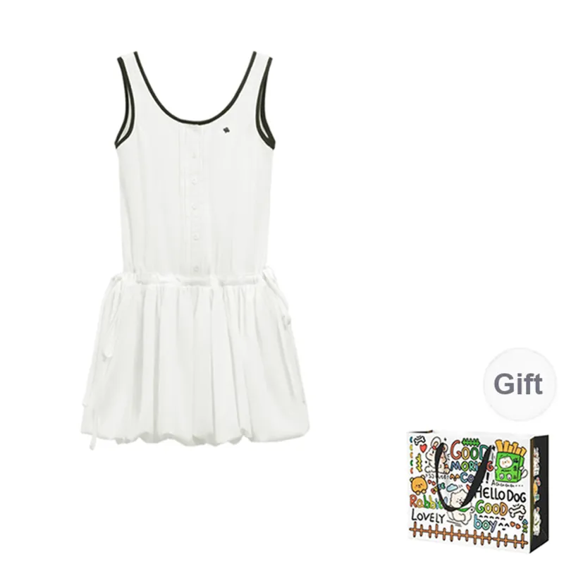 HAPG Slip Dresses Women's White-0