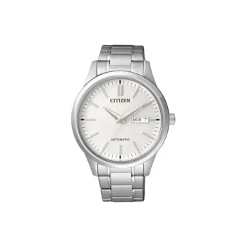 CITIZEN Mechanical Movement Stainless Steel Strap Watch 40mm Men's Watches White Dial