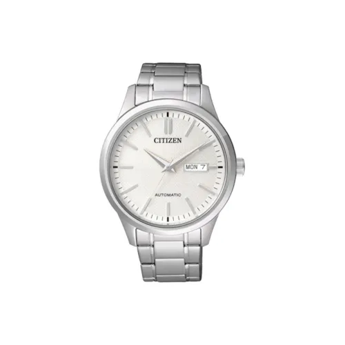 CITIZEN Mechanical Movement Stainless Steel Strap Watch 40mm Men's Watches White Dial