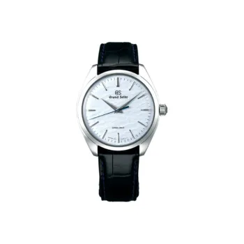 GRAND SEIKO Elegance Collection Manual Mechanical Movement Genuine Leather Strap Watch Men's Watches Blue Dial