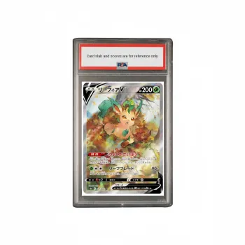 POKEMON Supplement Pack Eevee Hero Leaf Eevee V SR S6a 071 PSA Japan Version Graded Cards 1 Pc