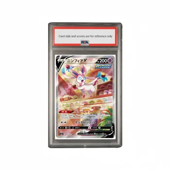 POKEMON Refill Pack Iblis Hero Fairy Eevee V SR S6a 083 PSA Japan Version Graded Cards 1 Pc