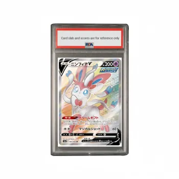 POKEMON Refill Pack, Iblis Hero, Fairy Eevee V SR S6a 082 PSA Japan Version Graded Cards 1 Pc