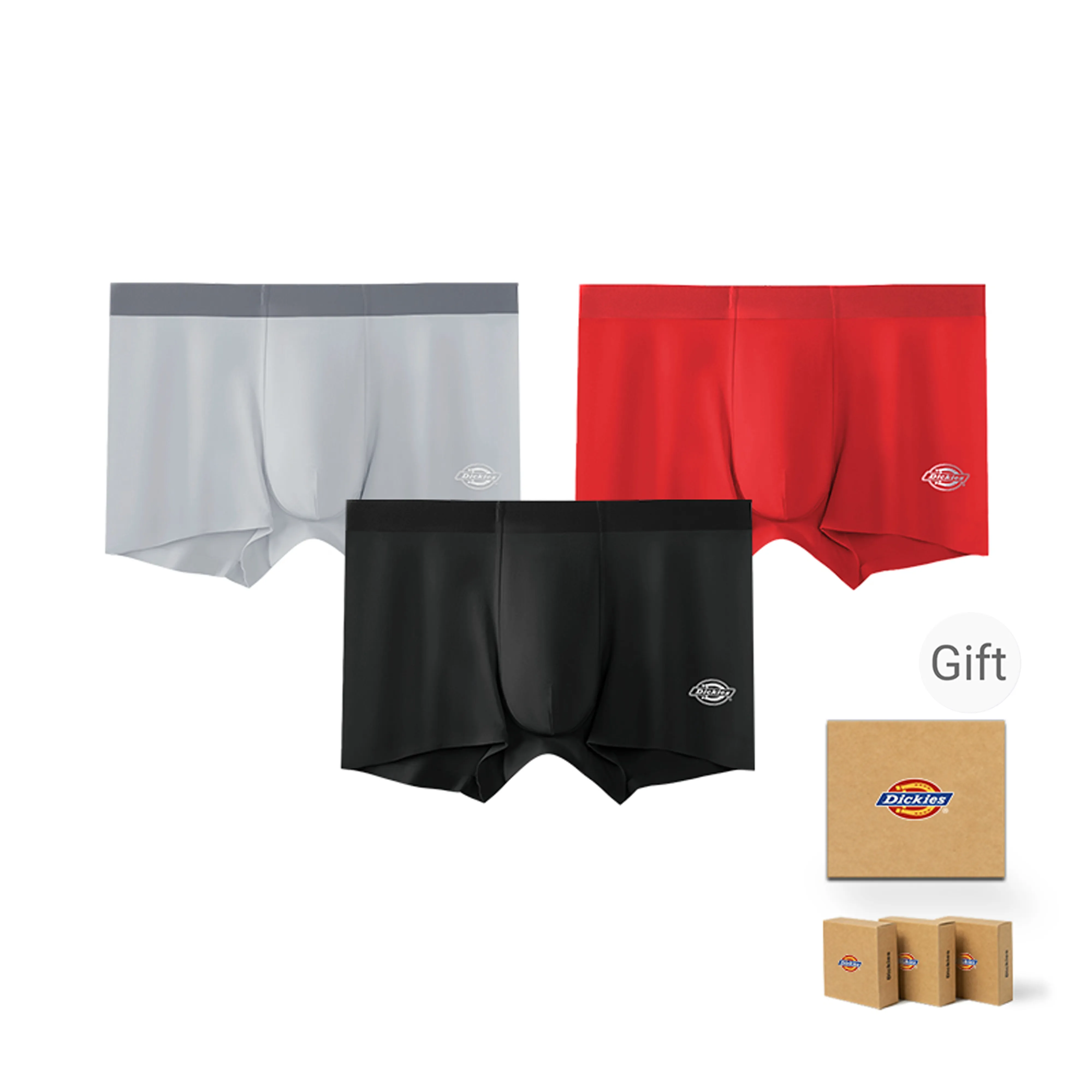 Dickies Мужское нижнее белье дружественное к коже с высоким отскоком спортивные боксеры коробка Combo Set